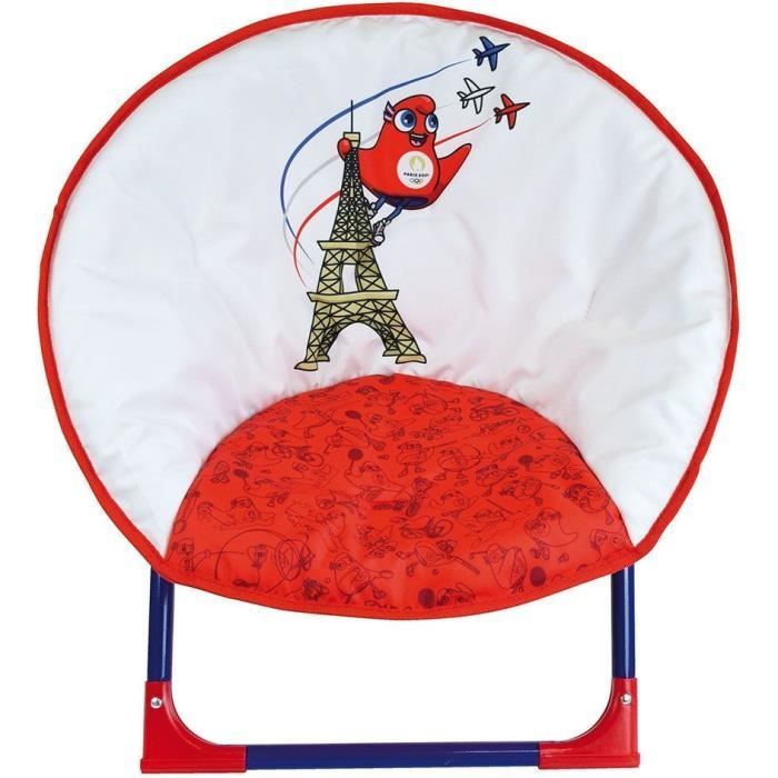 JEUX OLYMPIQUES PARIS 2024 - Siege lune pliable pour enfant h.47 x l.54 x p.42 cm