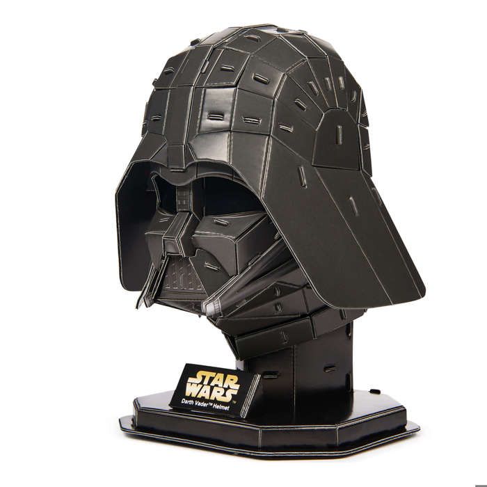 Spin Master Puzzle 4D Build Star Wars Star Wars Casque de Dark Vador modele 3D figurine a assembler