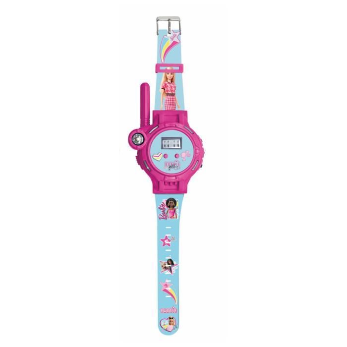 Montre digitale Barbie avec fonction talkie-walkie portée jusqu'a 200 m