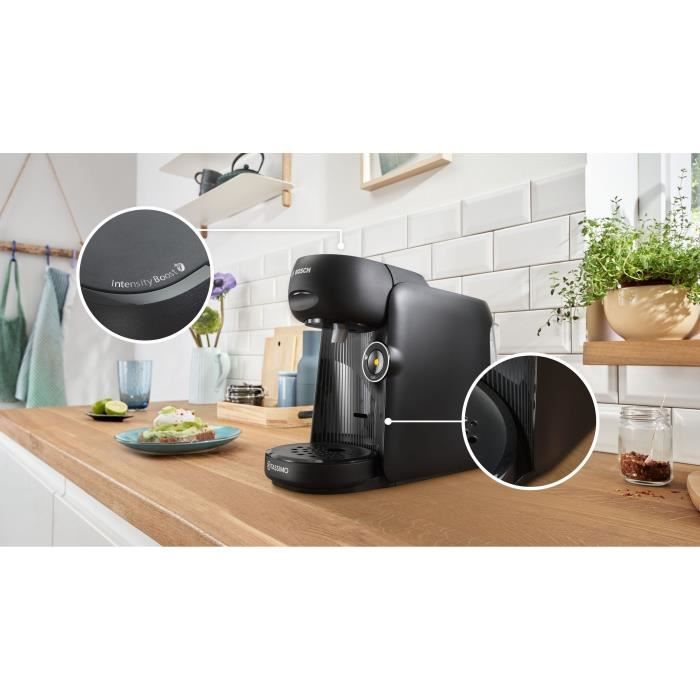 Machine a café multi-boissons - BOSCH - TASSIMO - T16 Finesse noir - 1400 W