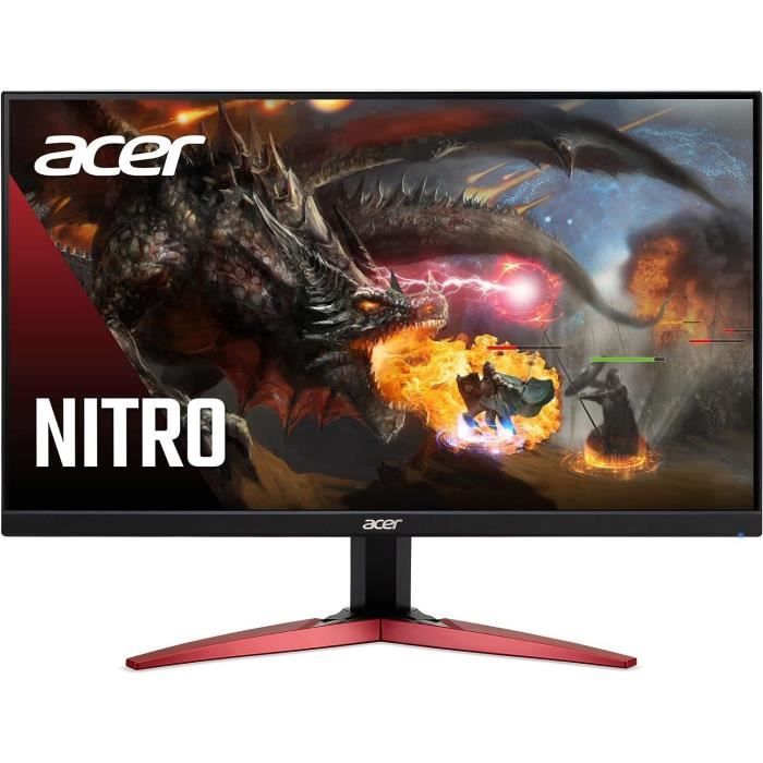 Ecran PC - ACER - KG241Y P3bip - 23,8 FHD - Dalle VA - 180Hz - 0,5ms - 1 HDMI 1 DP - AMD FreeSync Premium - Noir