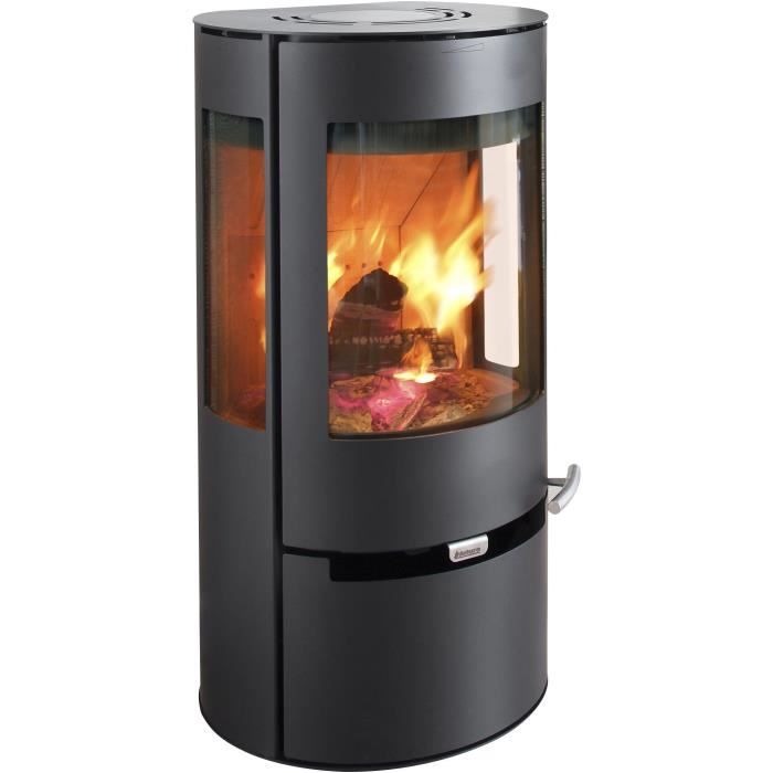 Poele a bois - ADURO 9 - 50291 - 6 KW - Noir