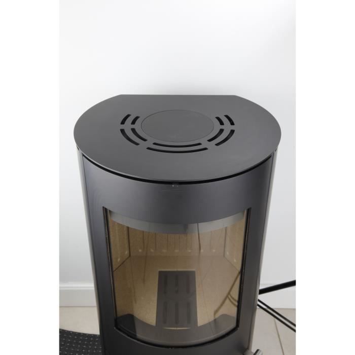 Poele a bois - ADURO 9 - 50291 - 6 KW - Noir