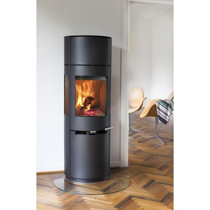 Poele a bois - ADURO 9.7 - 50300 - 6 KW - Noir