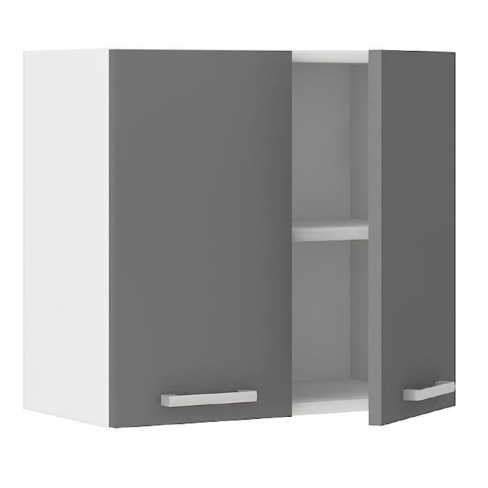 ULTRA Meuble haut de cuisine L 60 cm - Gris