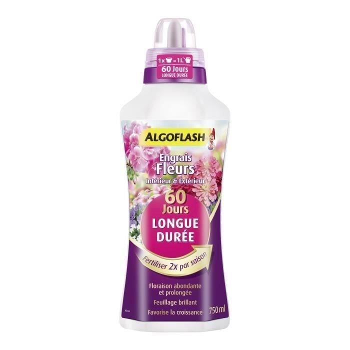 Engrais Fleurs - ALGOFLASH NATURASOL  - Longue Durée 60 jours - 750 mL