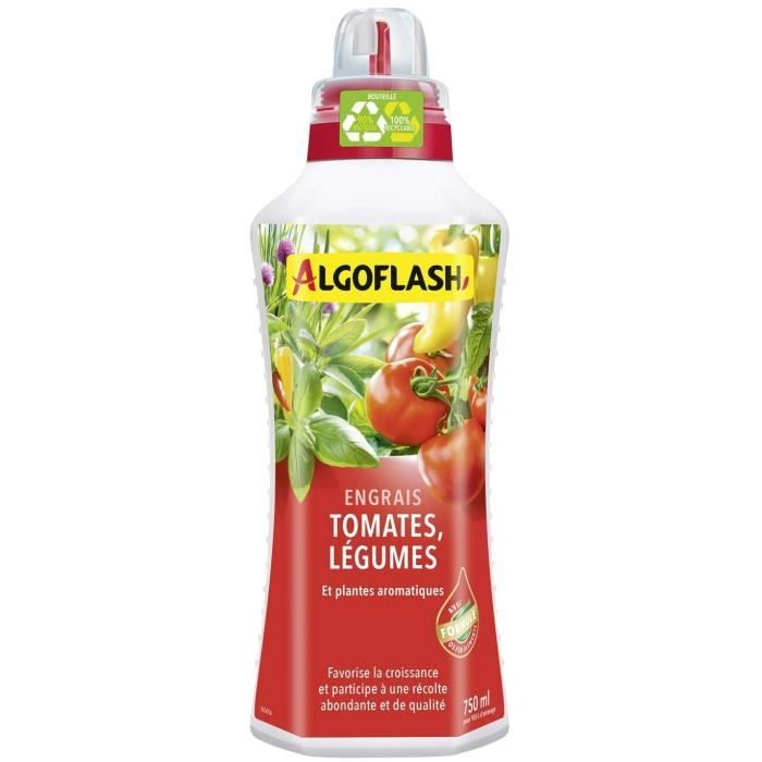 Engrais Tomates et Légumes - ALGOFLASH NATURASOL - 750 mL