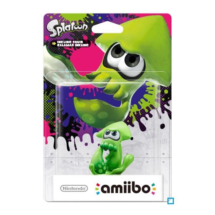 Figurine Amiibo - Calamar Inkling - Collection Splatoon