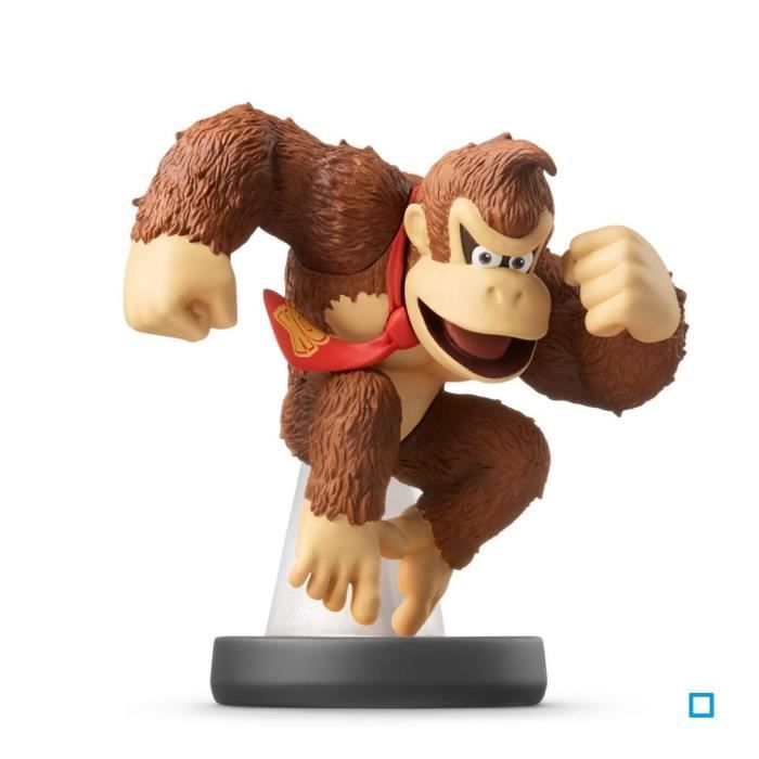 Figurine Amiibo - Donkey Kong N°4 - Collection Super Smash Bros.