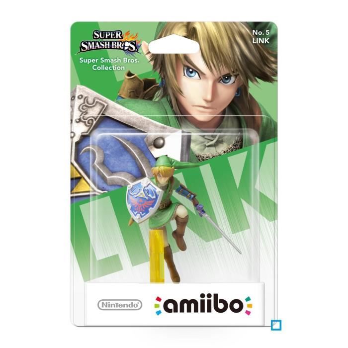 Figurine Amiibo - Link N°05 - Collection Super Smash Bros.