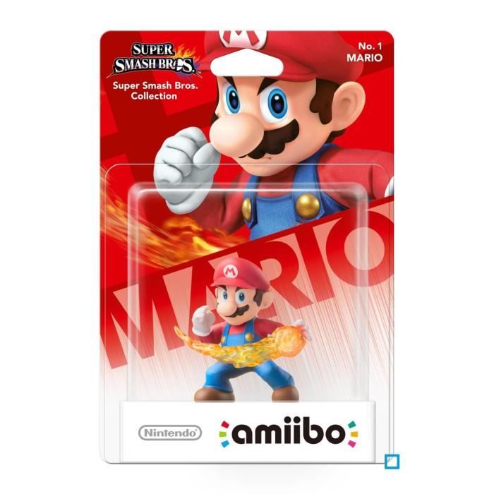 Figurine Amiibo - Mario N°1 - Collection Super Smash Bros.