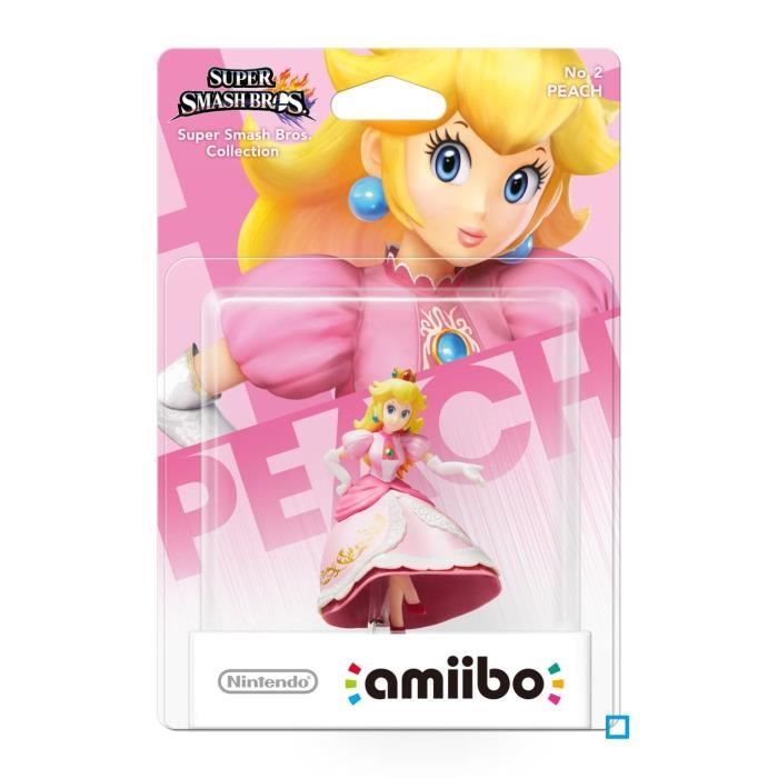 Figurine Amiibo - Peach N°2 - Collection Super Smash Bros.