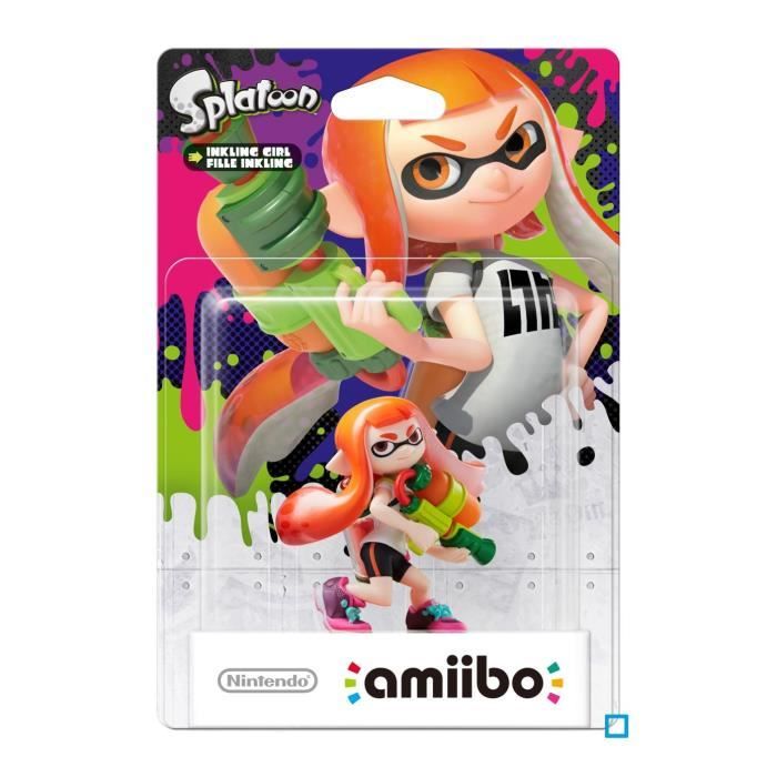 Figurine Amiibo - Fille Inkling - Collection Splatoon