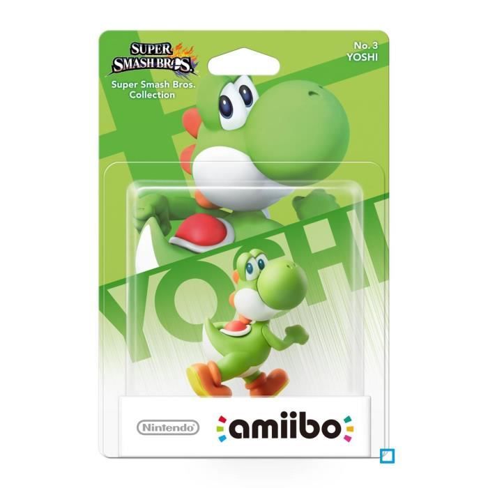 Figurine Amiibo - Yoshi N°3 - Collection Super Smash Bros.