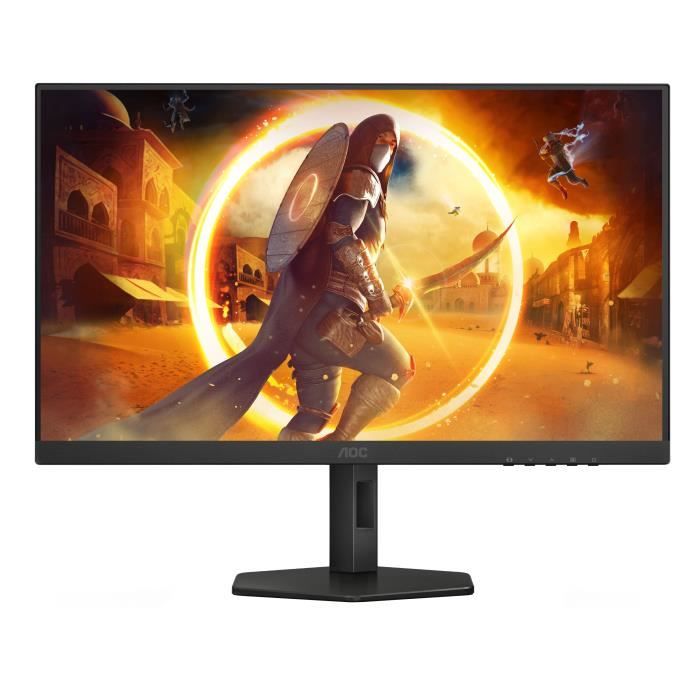 Écran PC - AOC - Q27G4XF - 27 QHD - Dalle IPS - 180Hz - 0,5ms - Ajustable en hauteur - 1 HDMI 1 DP - Adaptive Sync - Noir