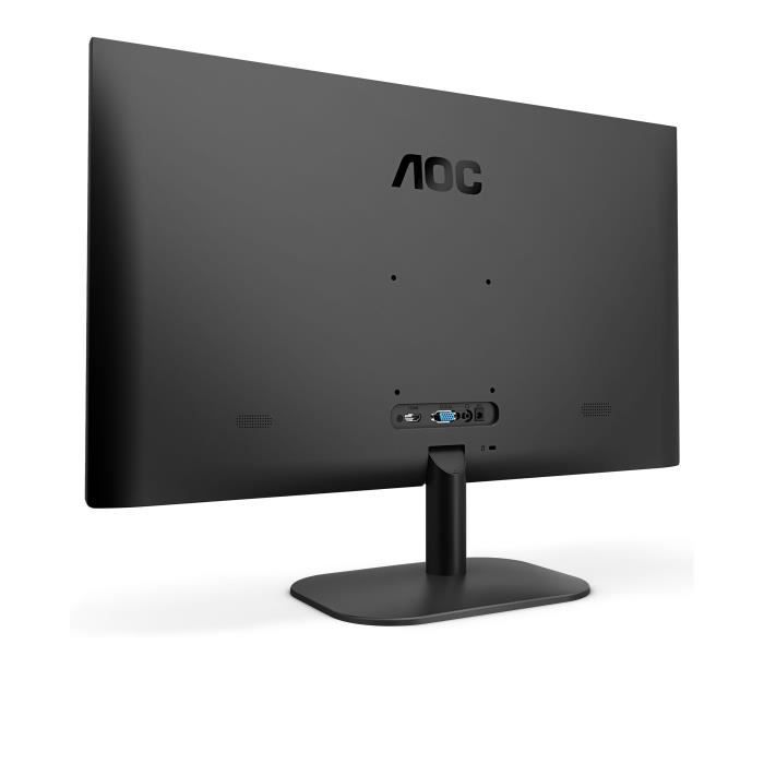 Écran PC - AOC - 27B2H - 27 FHD - Dalle IPS - 75Hz - 4ms - 1 HDMI 1 VGA - Noir