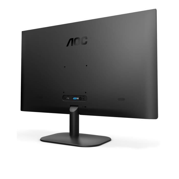 Écran PC - AOC - 27B2H - 27 FHD - Dalle IPS - 75Hz - 4ms - 1 HDMI 1 VGA - Noir