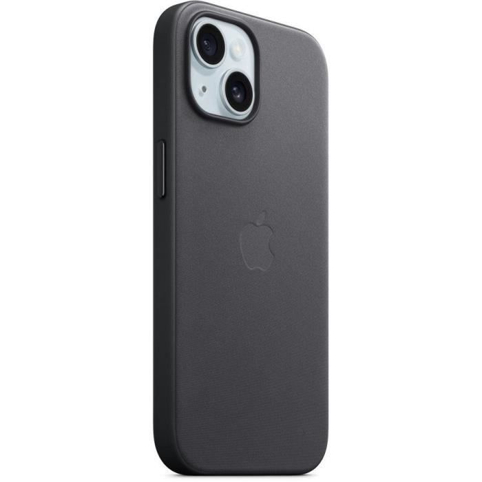 Coque et étui téléphone mobile Apple Coque en tissage fin avec MagSafe pour iPhone 15 - Noir