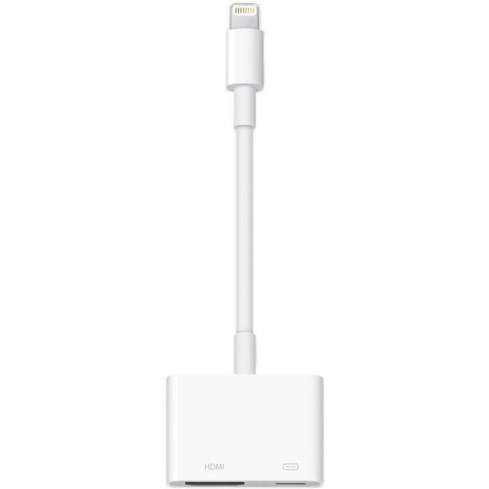 Connectique et chargeurs pour tablette Apple Adaptateur Lightning AV pour iPad Retina / iPad mini / iPad Air