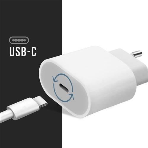 Chargeur pour téléphone mobile Apple Chargeur secteur 20W USB-C Blanc