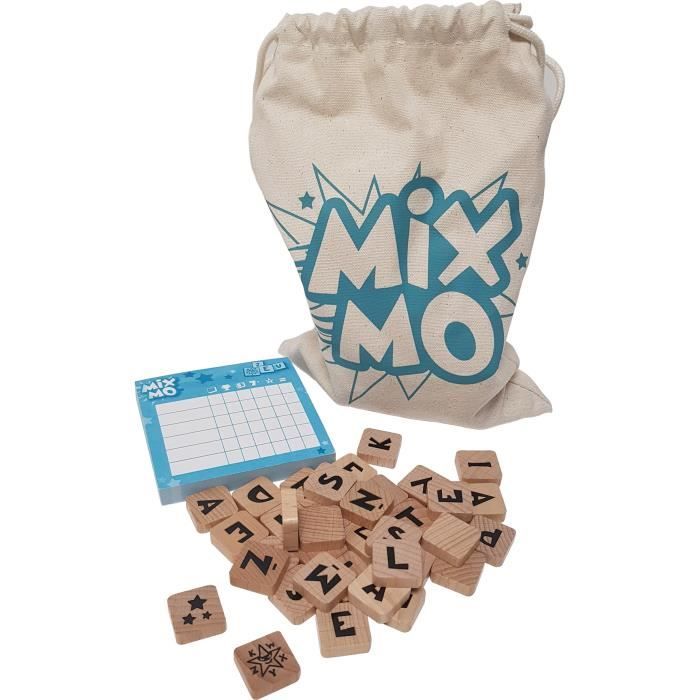 Jeu de société Mixmo - Asmodee - 2 a 6 joueurs - A partir de 8 ans - Construisez votre grille de mots