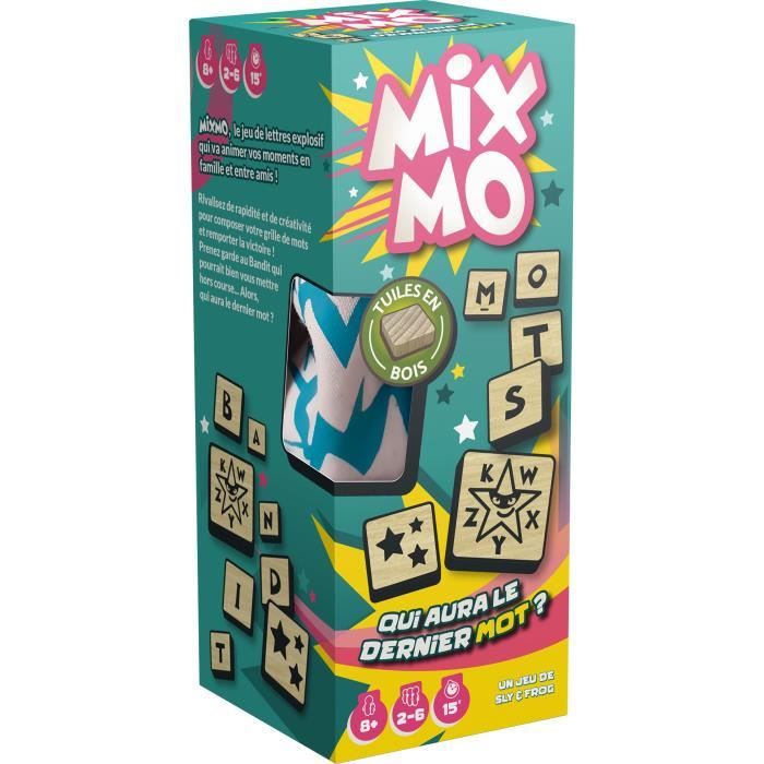 Jeu de société Mixmo - Asmodee - 2 a 6 joueurs - A partir de 8 ans - Construisez votre grille de mots