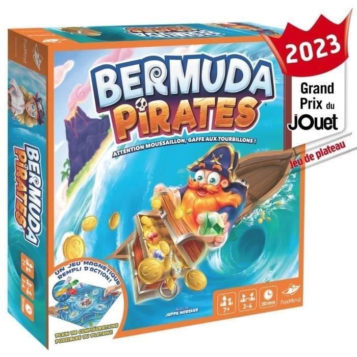 Bermuda Pirates - Asmodee - Jeu de société magnétique - Jeu d'action 2 a 4 personnes - 7 ans et plus