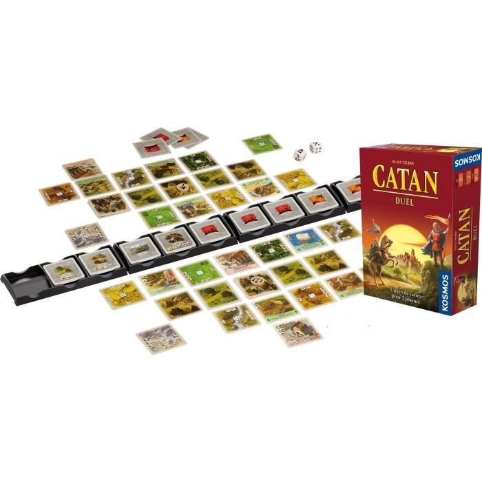 Jeu de société - ASMODEE - Catan Duel - a partir de 10 ans - 2 joueurs - 30 a 75 minutes