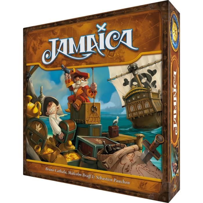 Jamaica - ASMODEE - Édition 2021 - Jeu de plateau familial - 2 a 6 joueurs - 45 min