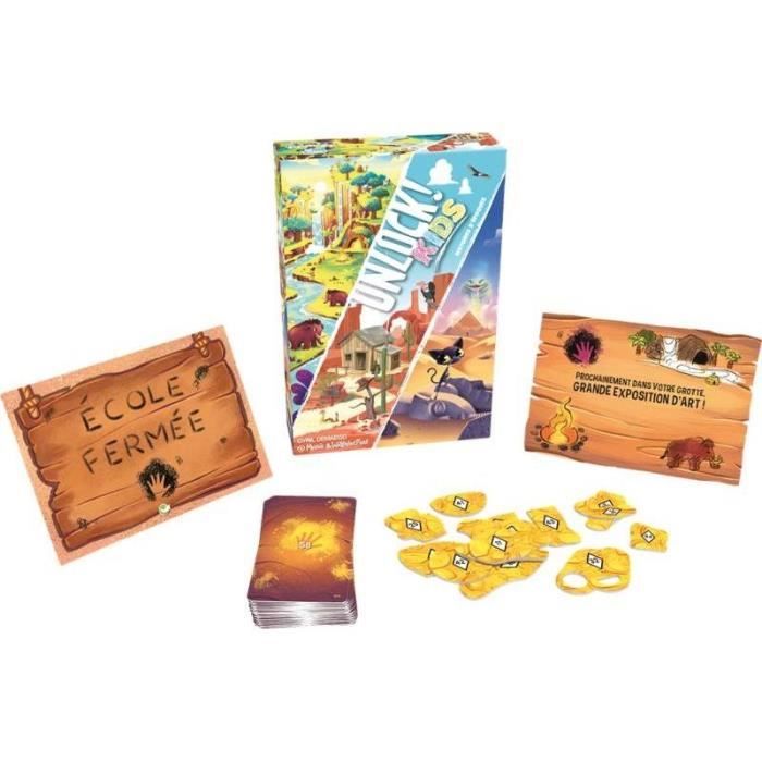 Unlock! Kids Histoires Epoques - Asmodee - Jeu de société - Enigmes et aventures pour enfants