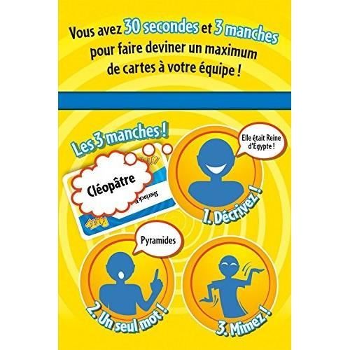 Asmodée - Repos Production - Time's Up! : Party - Version Jaune - Jeu de société - a partir de 12 ans - 4 a 12 joueurs - 40 minutes