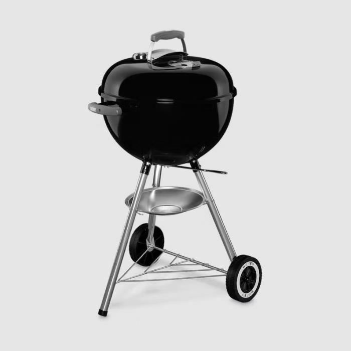 Barbecue a charbon - WEBER - Classic Kettle - Acier émaillé - Diametre 47 cm - Thermometre intégré