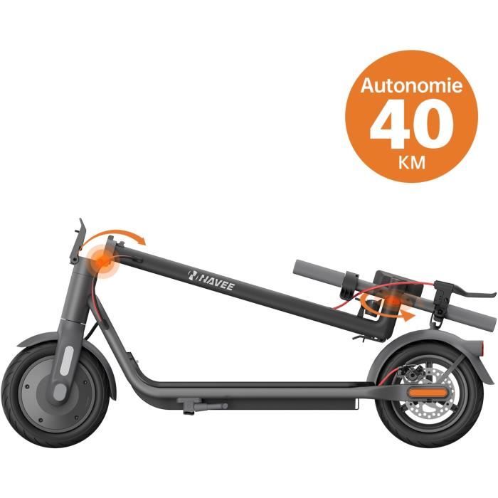 Trottinette électrique Navee V40 PRO avec guidon rotatif