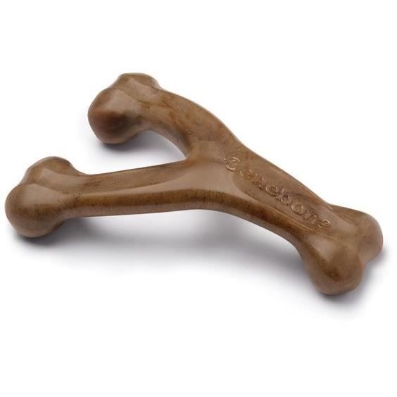 Os a mâcher pour chien adulte saveur bacon - BENEBONE - Wishbone L - Résistant - 100% bacon