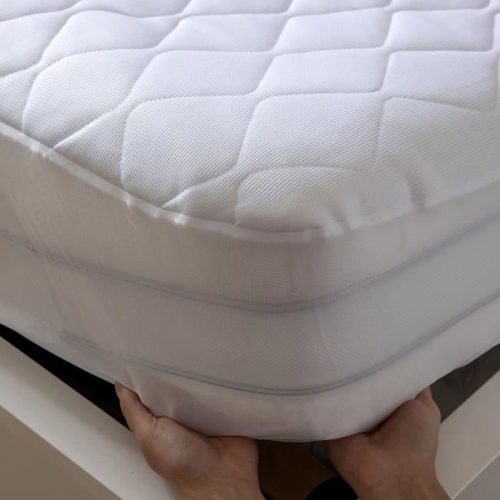 Surmatelas Chauffant - Imetec - 1 Place Adapto Maxi 195x90 cm - 6 Températures - Tissu Hypoallergénique - Température Constante