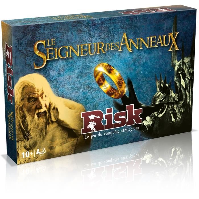 Risk Le Seigneur des Anneaux - Conquete des territoires en Terre du Milieu, Jeu de société - WINNING MOVES