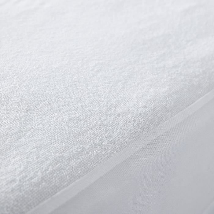 Protege matelas imperméable - TODAY - Essential - 140x190 cm - Blanc - Synthétique