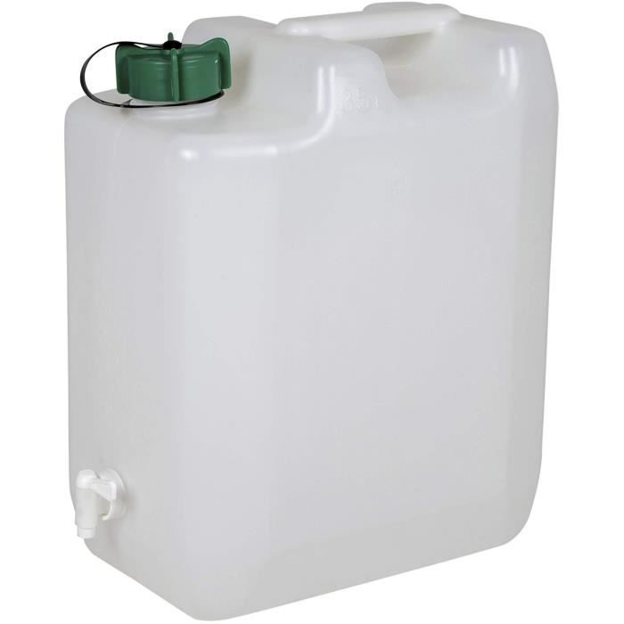 Jerrycan extra-fort avec robinet eau propre 35 litres