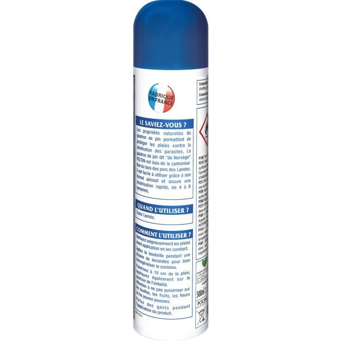 PELTON - Cicatrisant aerosol pour troncs d'arbres 300ml