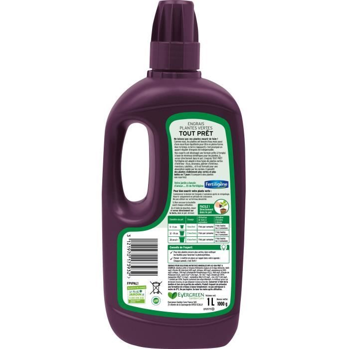 FERTILIGENE Engrais Plantes Vertes - 1 L