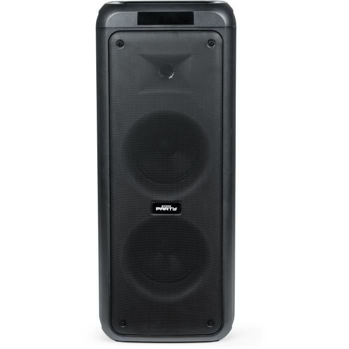 Enceinte Bluetooth Bigben Party - Taille XL - Aux-in - USB - 600 W - Noir