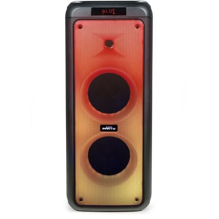 Enceinte Bluetooth Bigben Party - Taille XL - Aux-in - USB - 600 W - Noir