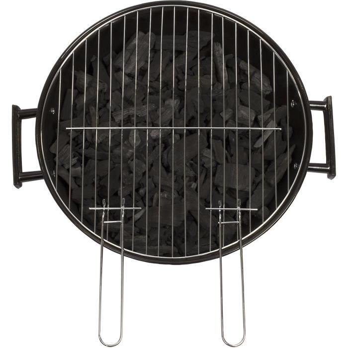 Barbecue a charbon - LIVOO DOC172VE - Acier émaillé - Surface cuisson 41 cm