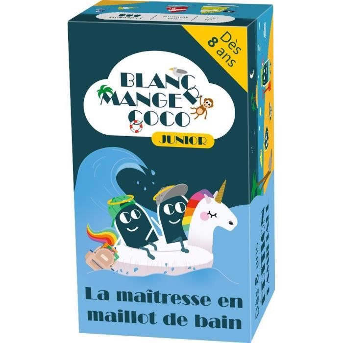 Blanc manger coco junior - La maitresse en maillot de bain - Jeu de société - Enfant - 8 ans et plus