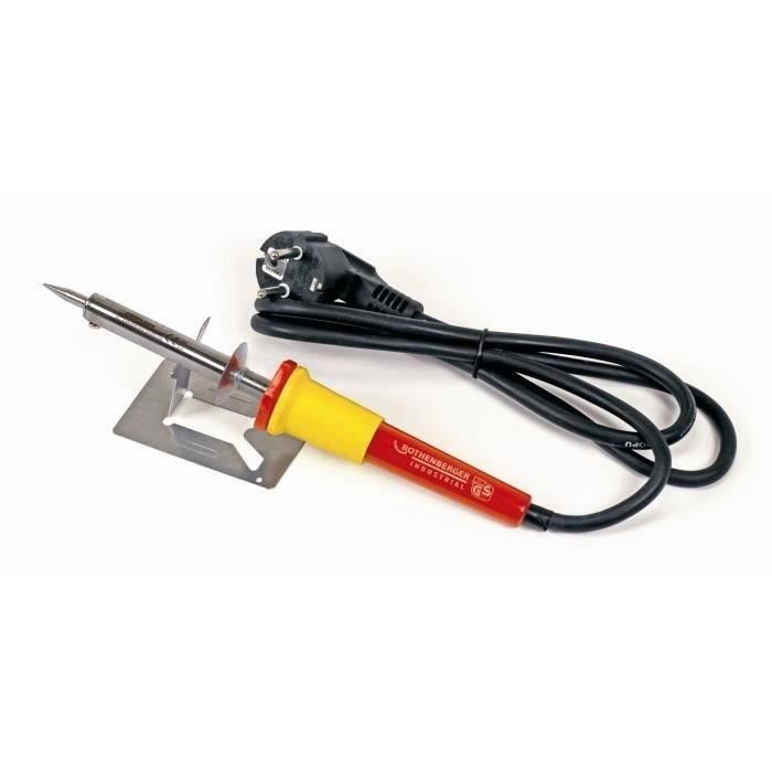 Fer a souder électronique - ROTHENBERGER - 60W - Rouge - Filaire - 230V - Softgrip