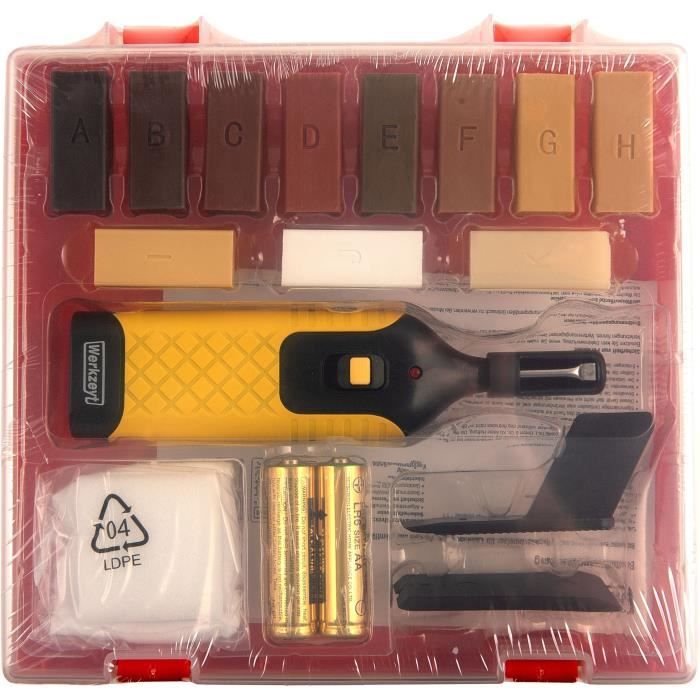 Kit de réparation pour sols stratifiés - WERKZEYT - 3389520 - Marron