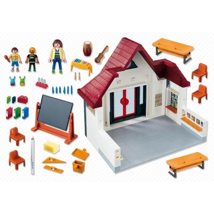 PLAYMOBIL - Ecole avec salle de classe - Mixte - A partir de 4 ans