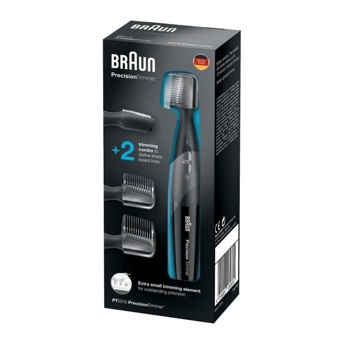 Tondeuse de précision BRAUN PT5010 - Rechargeable - Autonomie 120 min - Noir