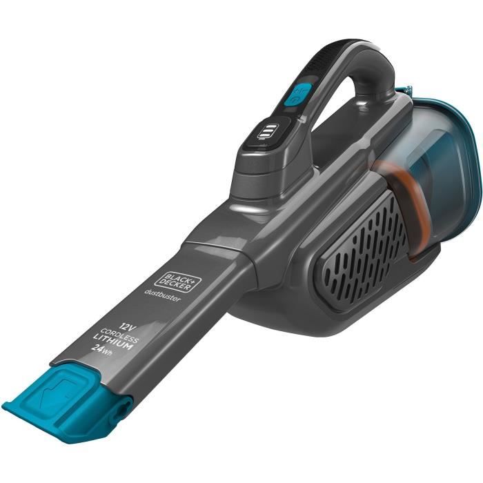 Aspirateur a main BLACK+DECKER BHHV320B-QW Dustbuster Lithium 12V - 2 vitesses - Autonomie 25min - Bleu