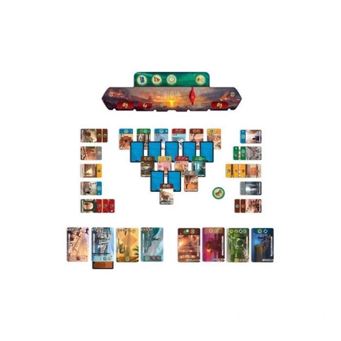 Asmodée - Repos Production - 7 Wonders : Duel - Unbox Now- Jeu de société - a partir de 10 ans - 2 joueurs - 30 minutes